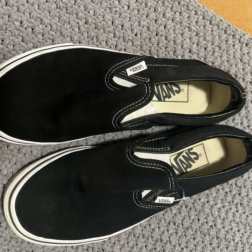 Vans Black Classic Slip-On Sneakers